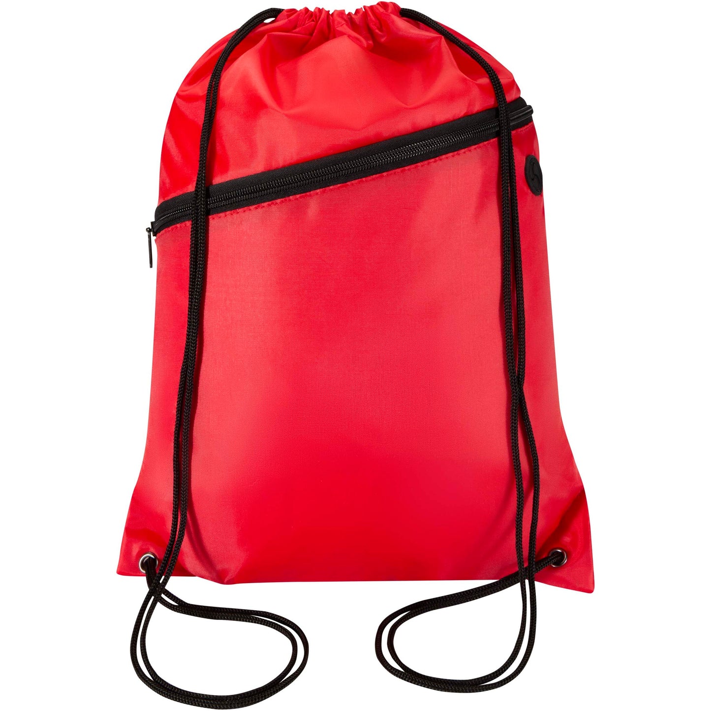 Oriole RPET-gympapåse med dragsko och framficka med dragkedja 5 liter
