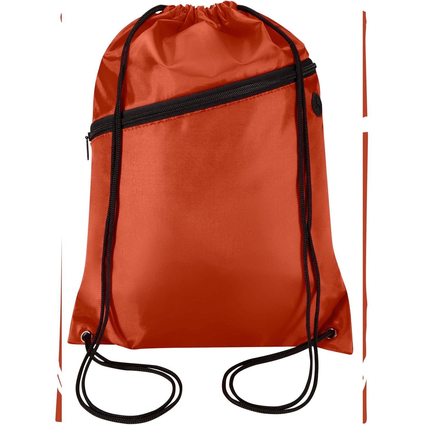 Oriole RPET-gympapåse med dragsko och framficka med dragkedja 5 liter