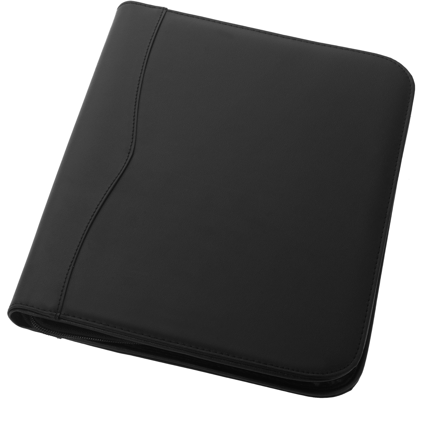 Ebony A4-mapp med blixtlås