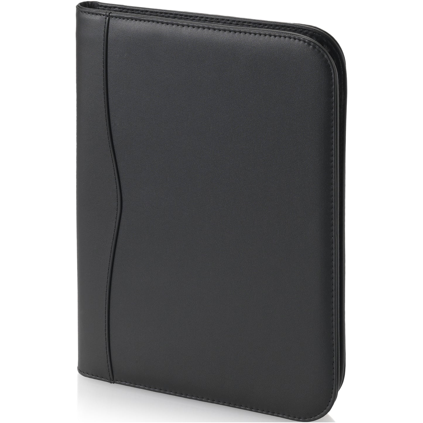Ebony A4-mapp med blixtlås