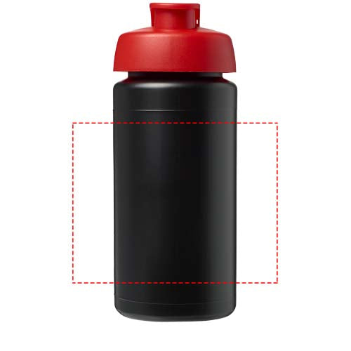Baseline® Plus grip 500 ml sportflaska med uppfällbart lock