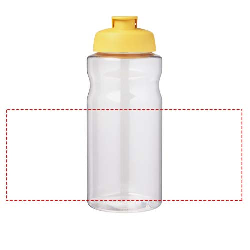 H2O Active® Big Base 1-liters sportflaska med uppfällbart lock