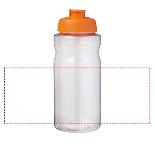 H2O Active® Big Base 1-liters sportflaska med uppfällbart lock