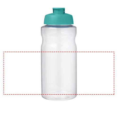 H2O Active® Big Base 1-liters sportflaska med uppfällbart lock