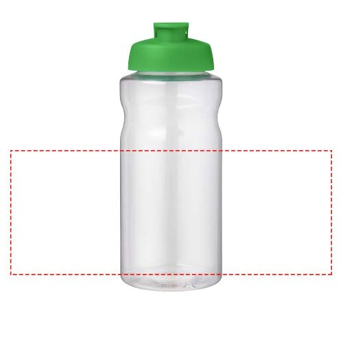 H2O Active® Big Base 1-liters sportflaska med uppfällbart lock