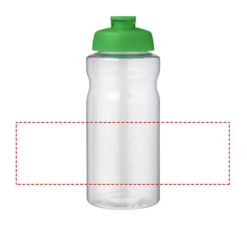H2O Active® Big Base 1-liters sportflaska med uppfällbart lock
