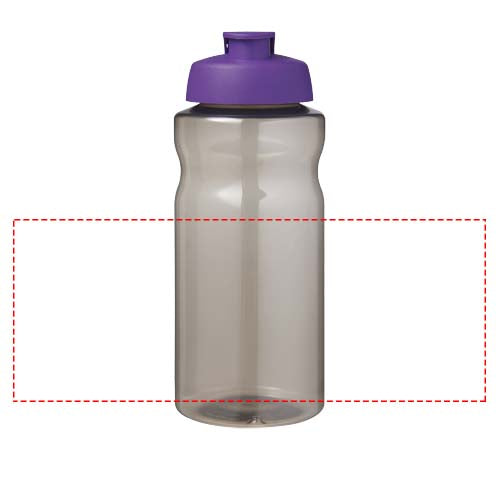 H2O Active® Eco Big Base 1-liters sportflaska med uppfällbart lock