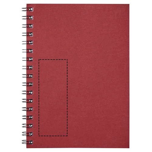 Desk-Mate® A6 spiralbunden anteckningsbok i färg