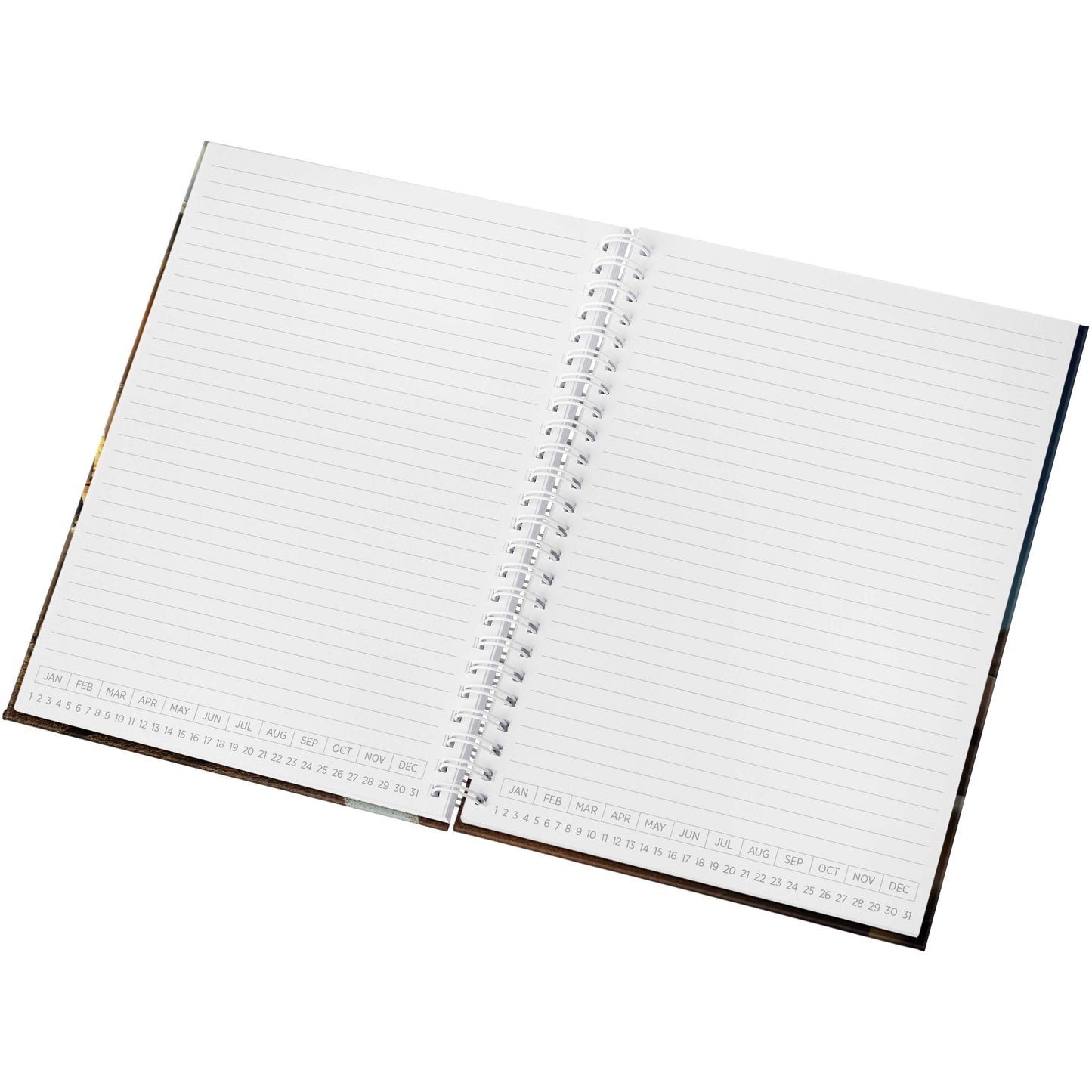 Desk-Mate® A5 inbunden odaterad dagbok