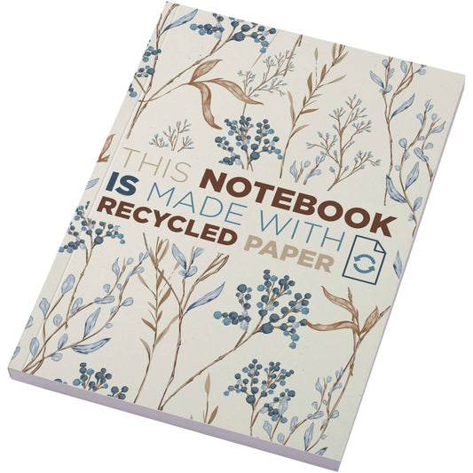 Novella Austen A5 anteckningsbok med mjukt omslag av återvunnet material, 100 ark