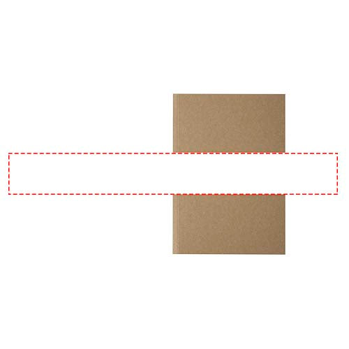 Novella Austen A5 anteckningsbok med återvunnet mjukt omslag med kraftpapper, 100 ark