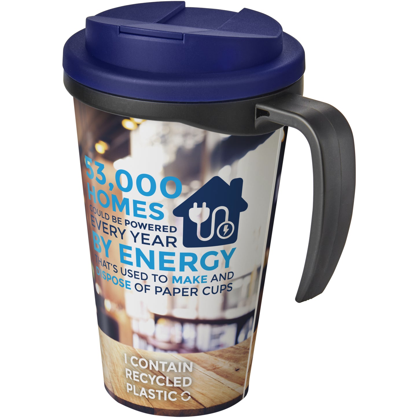 Brite-Americano® Grande 350 ml mugg med spillsäkert lock
