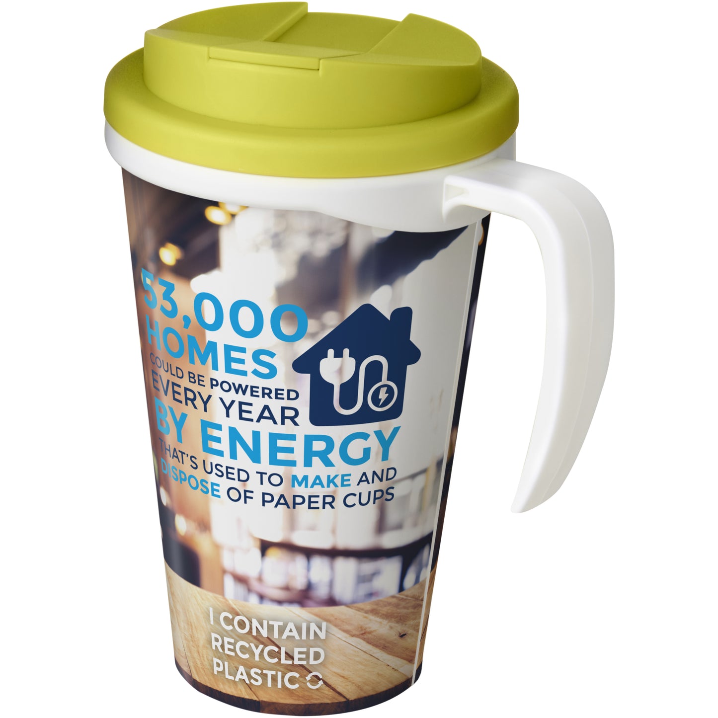 Brite-Americano® Grande 350 ml mugg med spillsäkert lock