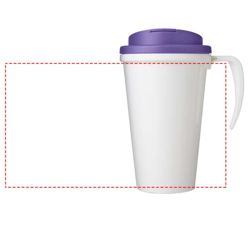 Brite-Americano® Grande 350 ml mugg med spillsäkert lock