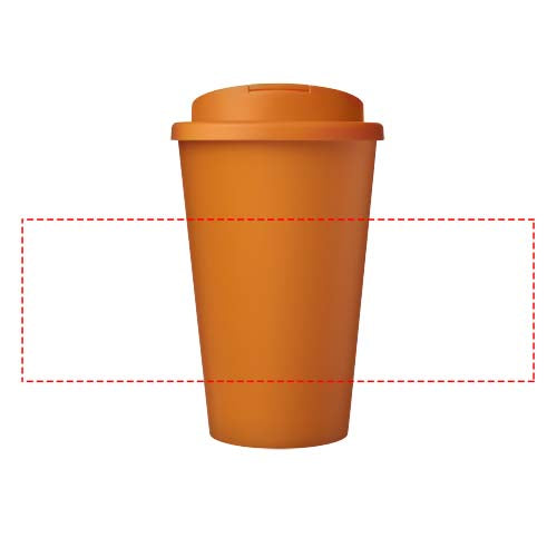 Americano® Eco 350 ml termosmugg av återvunnet material med spillsäkert lock