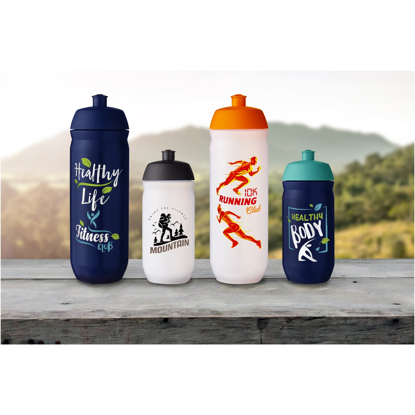 HydroFlex™ Clear 500 ml klämbar sportflaska