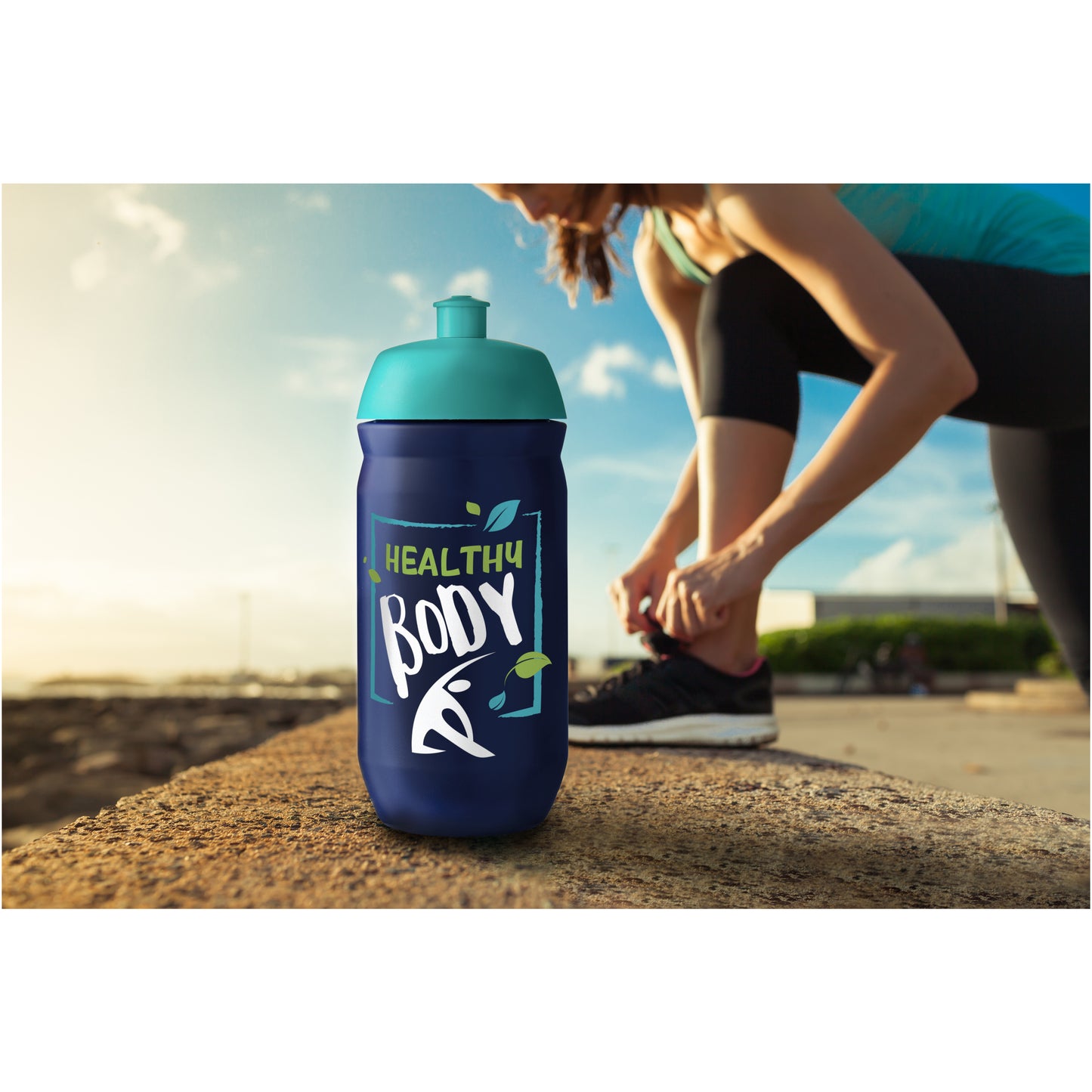 HydroFlex™ 500 ml klämbar sportflaska