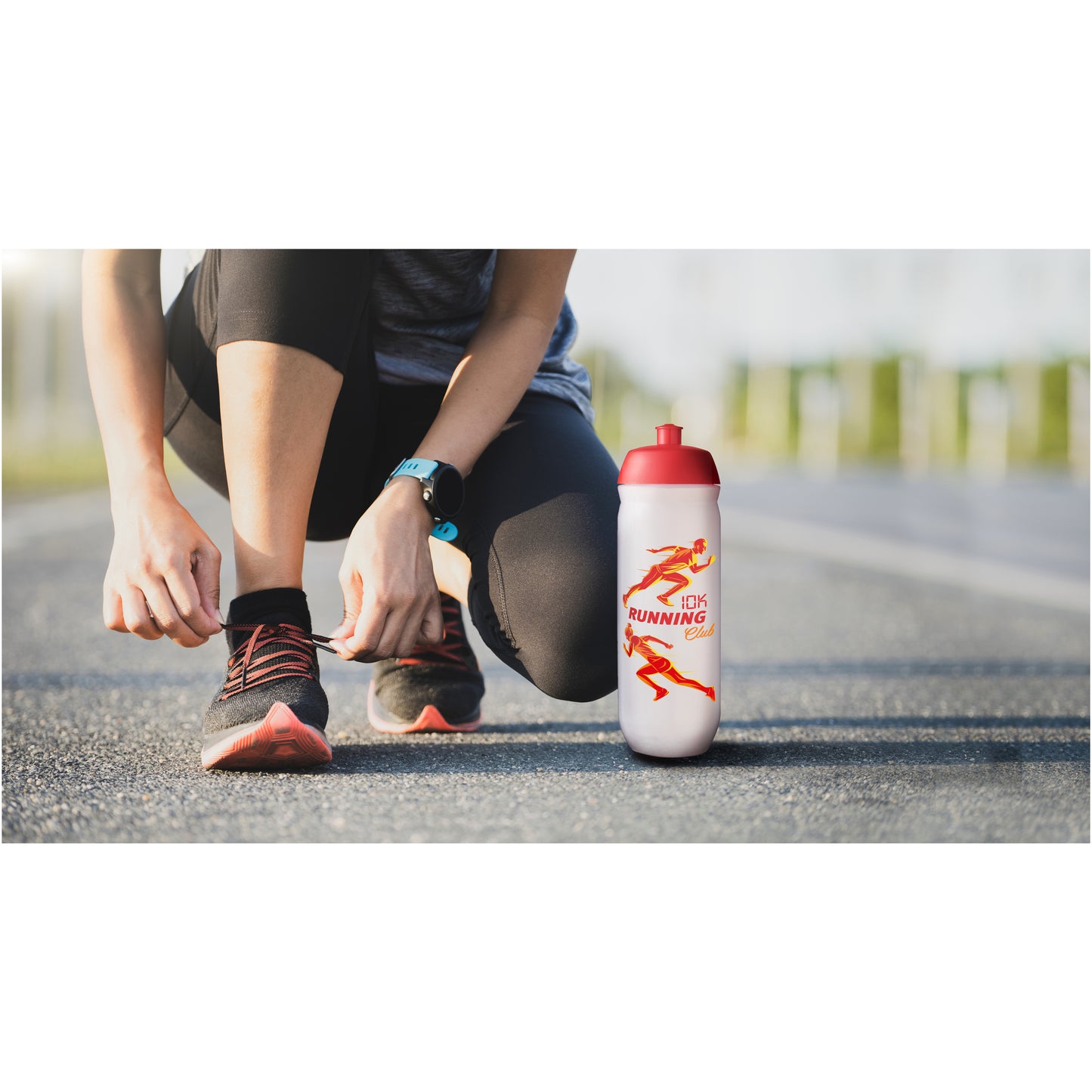 HydroFlex™ Clear 750 ml klämbar sportflaska