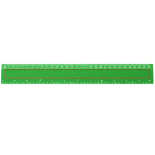 Refari 30 cm linjal av återvunnen plast