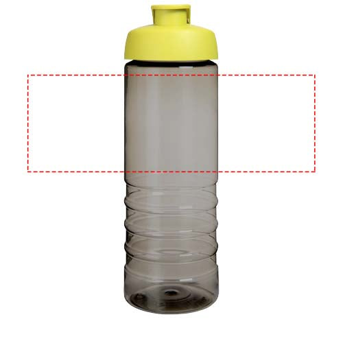 H2O Active® Eco Treble 750 ml sportflaska med uppfällbart lock