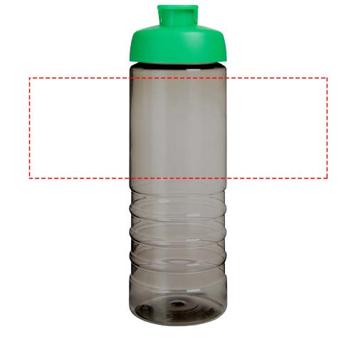 H2O Active® Eco Treble 750 ml sportflaska med uppfällbart lock