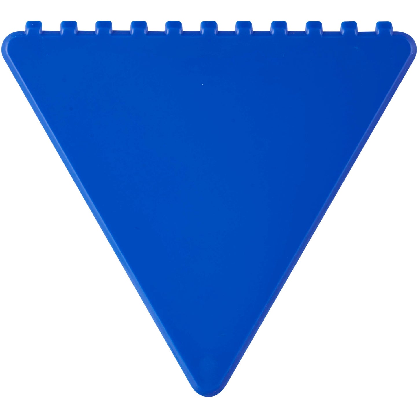 Frosty triangular recycled plastic ice scraper
