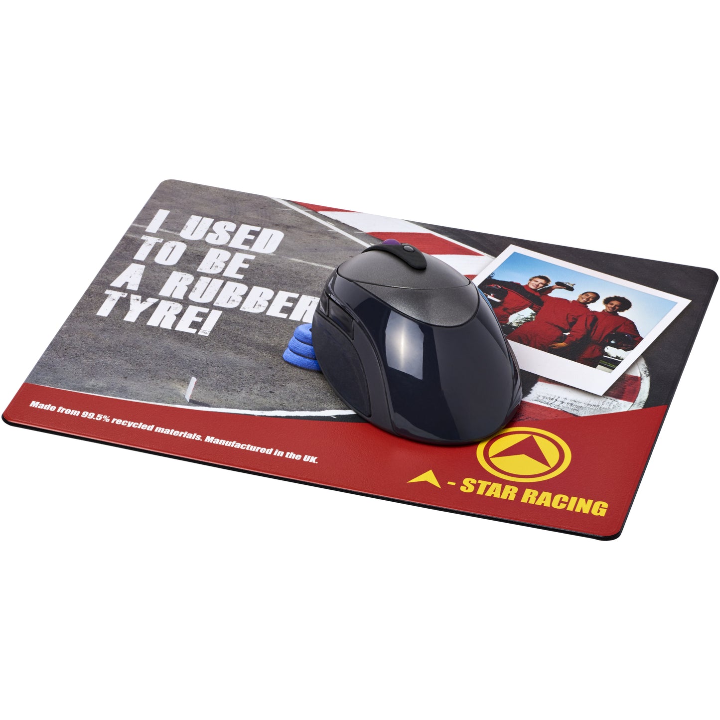 Brite-Mat® musmatta med däckmaterial