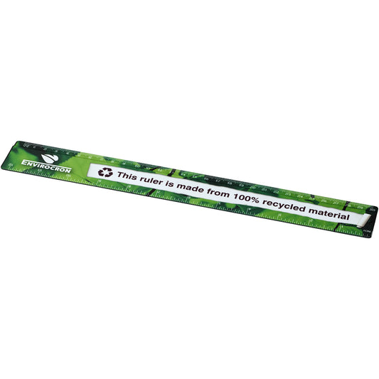 Terran 30 cm linjal av 100 % återvunnen plast
