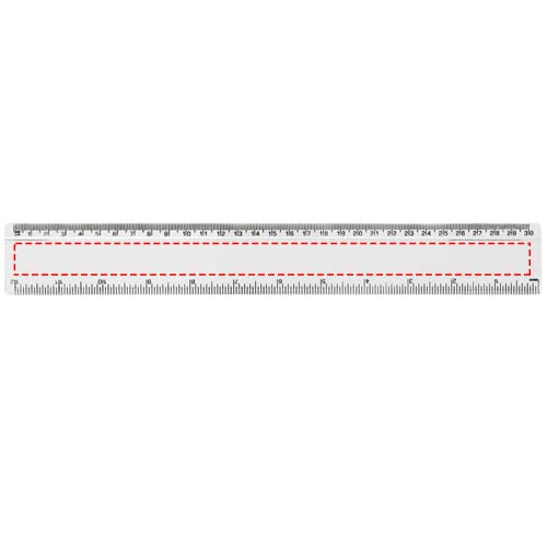 Renzo 30 cm plastlinjal