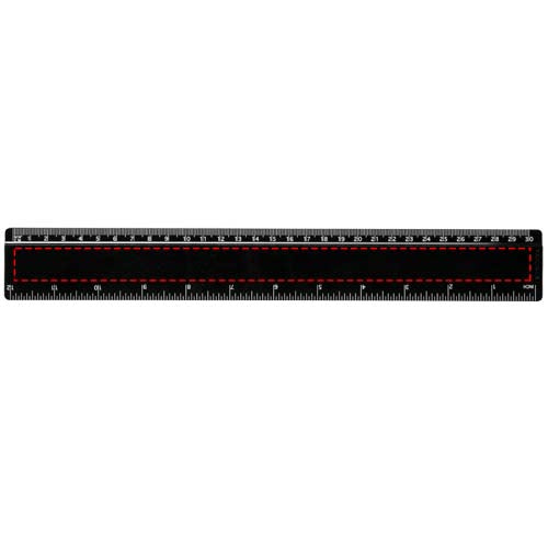 Renzo 30 cm plastlinjal