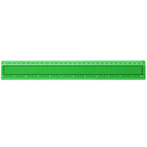 Renzo 30 cm plastlinjal