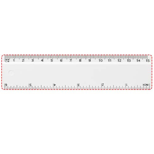 Renzo 15 cm plastlinjal