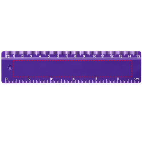 Renzo 15 cm plastlinjal