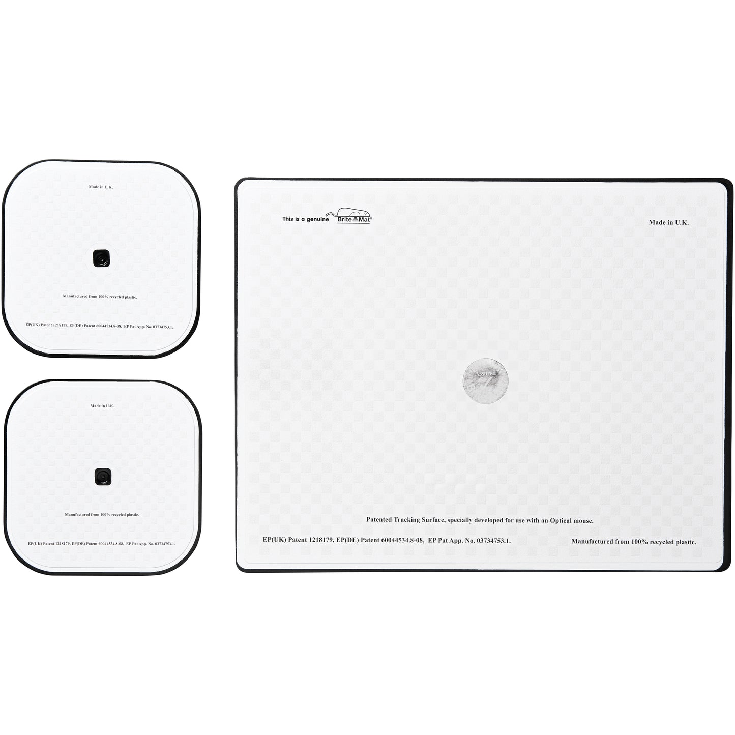 Brite-Mat® Set 3 med musmatta och underlägg