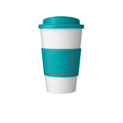 Americano® 350 ml mugg med grepp och spillsäkert lock