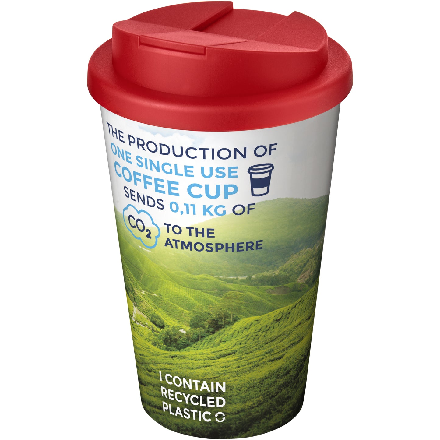 Brite-Americano® 350 ml mugg med spillsäkert lock