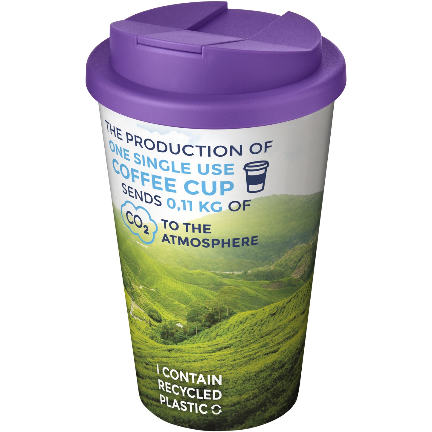 Brite-Americano® 350 ml mugg med spillsäkert lock