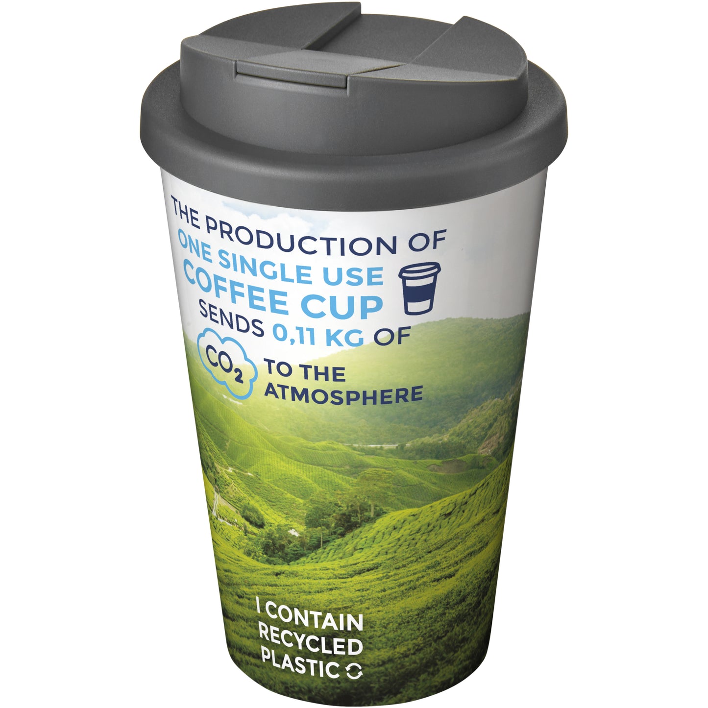 Brite-Americano® 350 ml mugg med spillsäkert lock