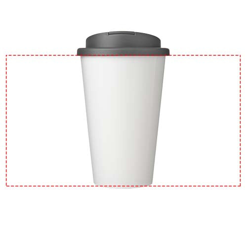 Brite-Americano® 350 ml mugg med spillsäkert lock