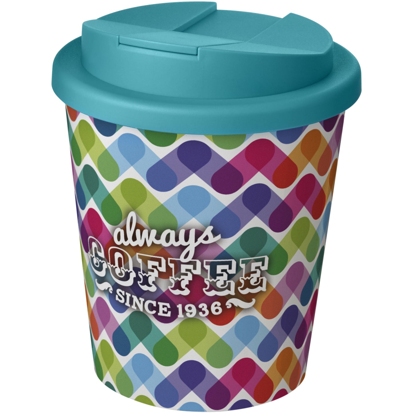 Brite-Americano® Espresso 250 ml mugg med spillsäkert lock