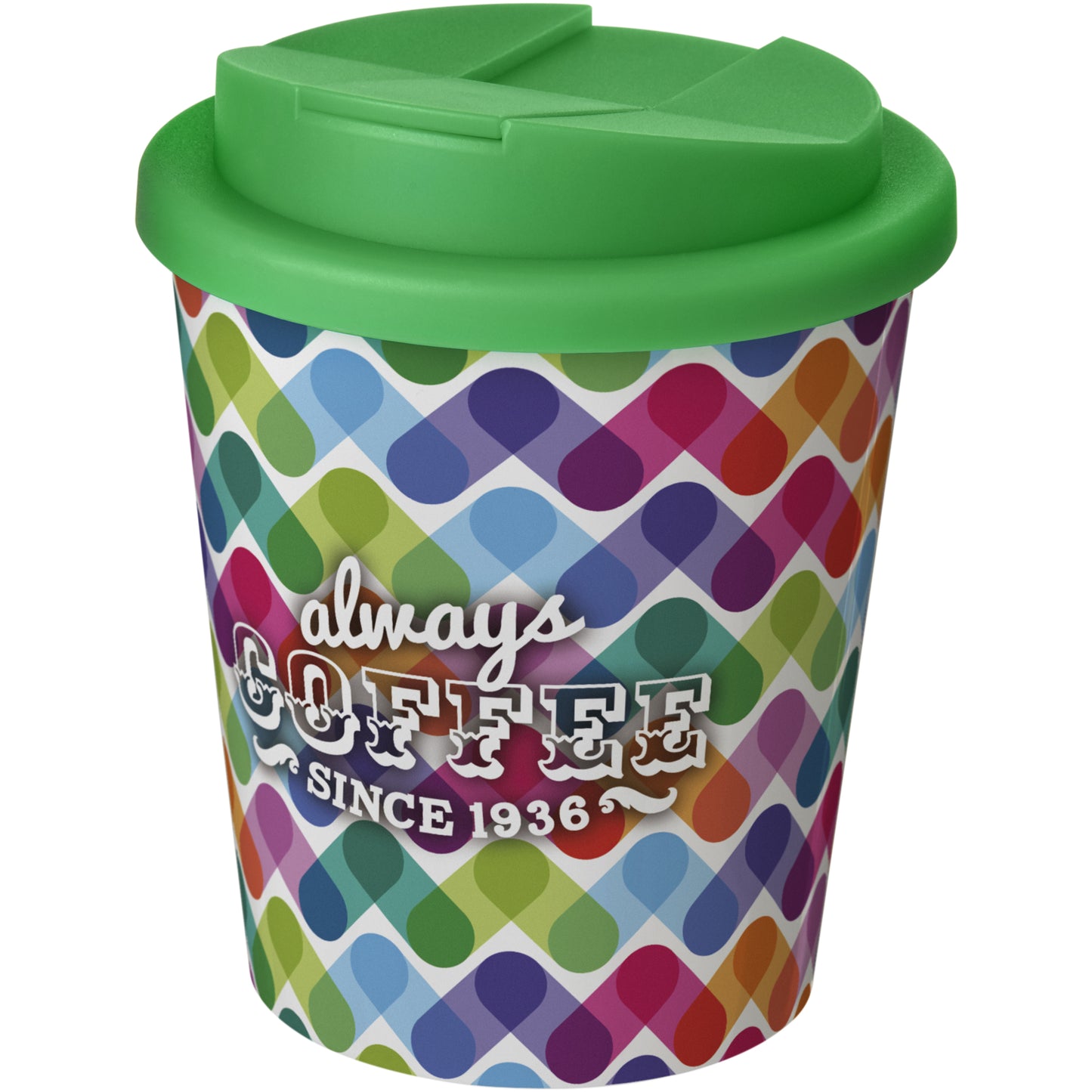 Brite-Americano® Espresso 250 ml mugg med spillsäkert lock