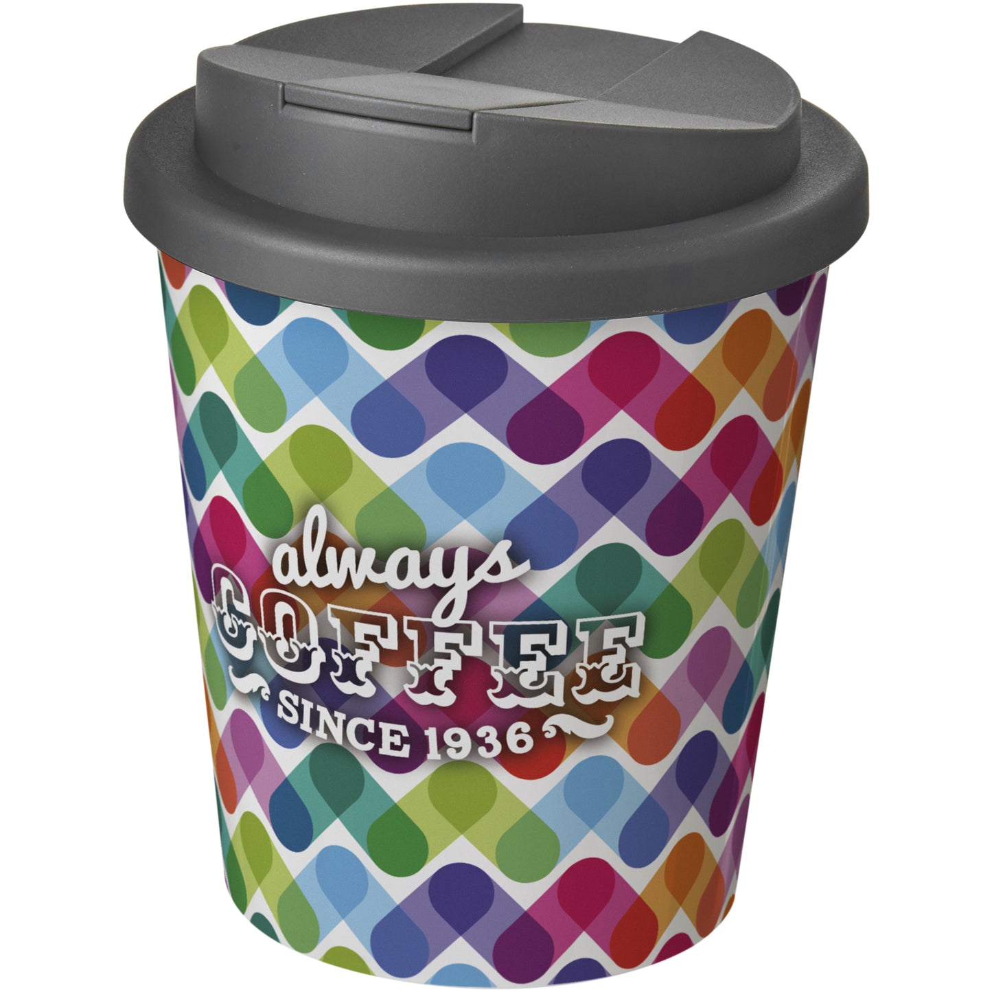 Brite-Americano® Espresso 250 ml mugg med spillsäkert lock