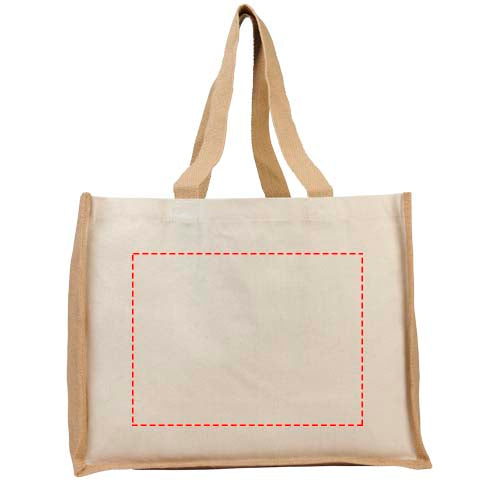 Varai 320 g/m² shoppingväska av kanvas och jute 23L