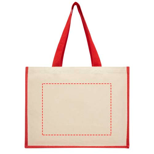 Varai 320 g/m² shoppingväska av kanvas och jute 23L