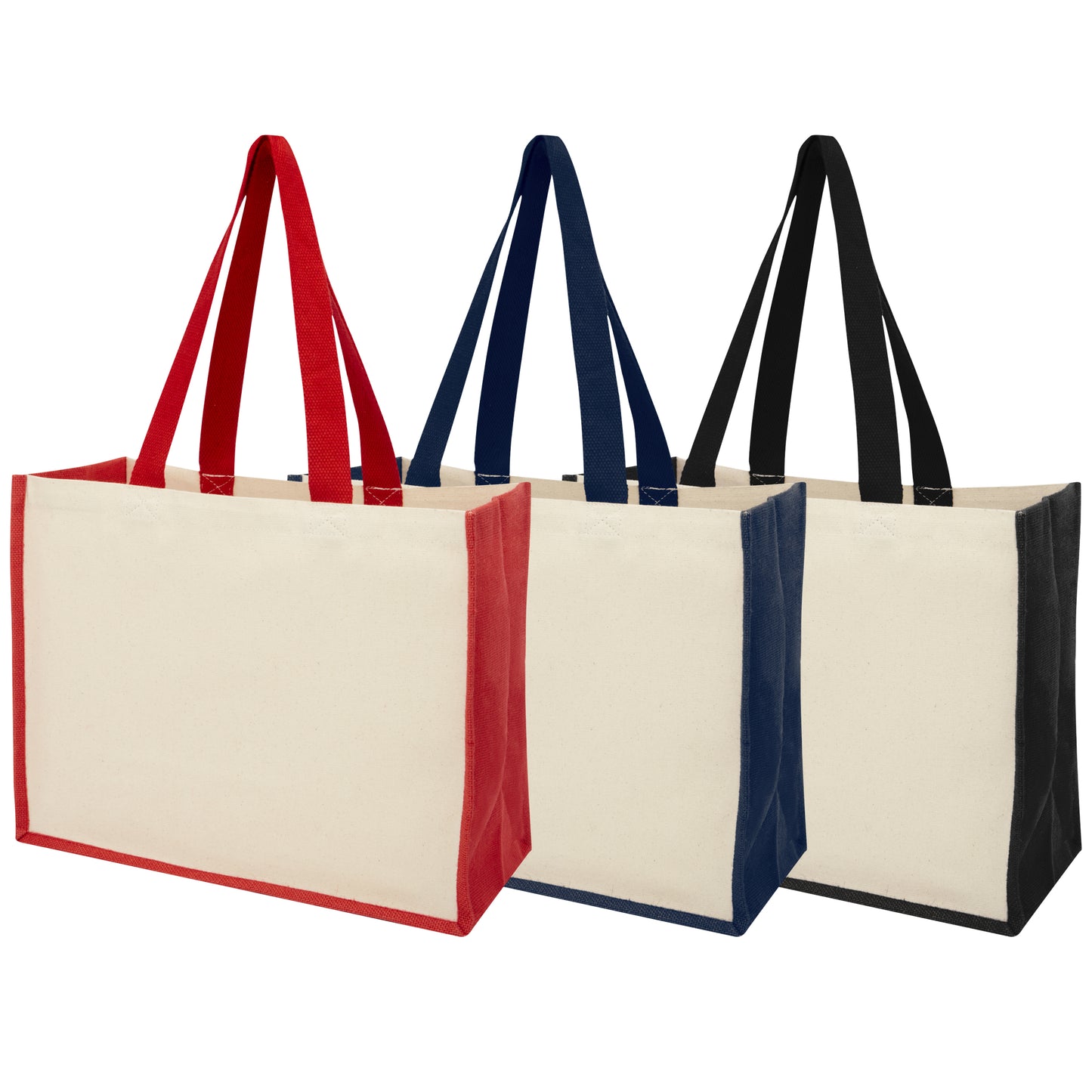 Varai 320 g/m² shoppingväska av kanvas och jute 23L