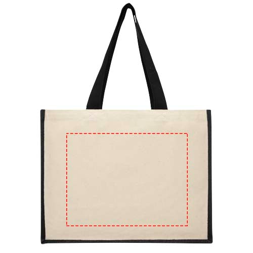 Varai 320 g/m² shoppingväska av kanvas och jute 23L