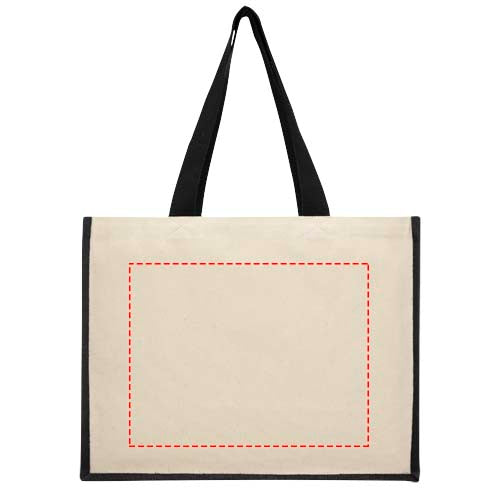 Varai 320 g/m² shoppingväska av kanvas och jute 23L