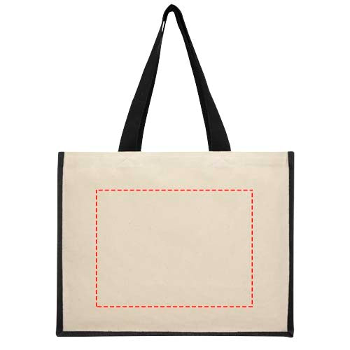 Varai 320 g/m² shoppingväska av kanvas och jute 23L