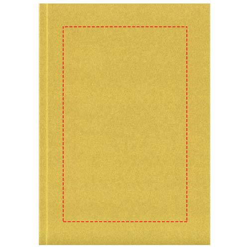 Novella Austen A5 anteckningsbok med mjukt metallomslag – 100 ark
