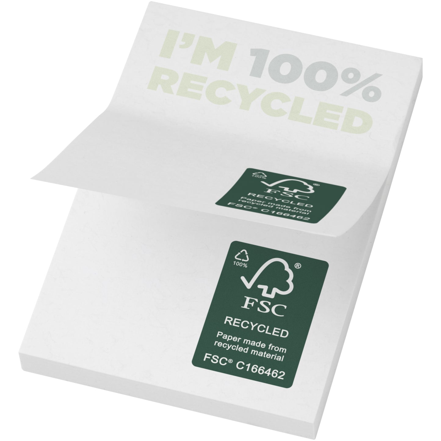 Sticky-Mate® klisterlappar av återvunnet papper 50 x 75 mm